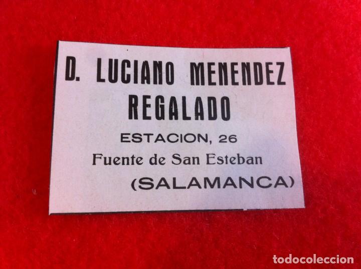 Outros artigos de papel: ANUNCIO DE LA VIDA GR&Aacute;FICA ESPA&Ntilde;OLA. 1929. LUCIANO MEN&Eacute;NDEZ... FUENTE SAN ESTEBAN. SALAMANCA