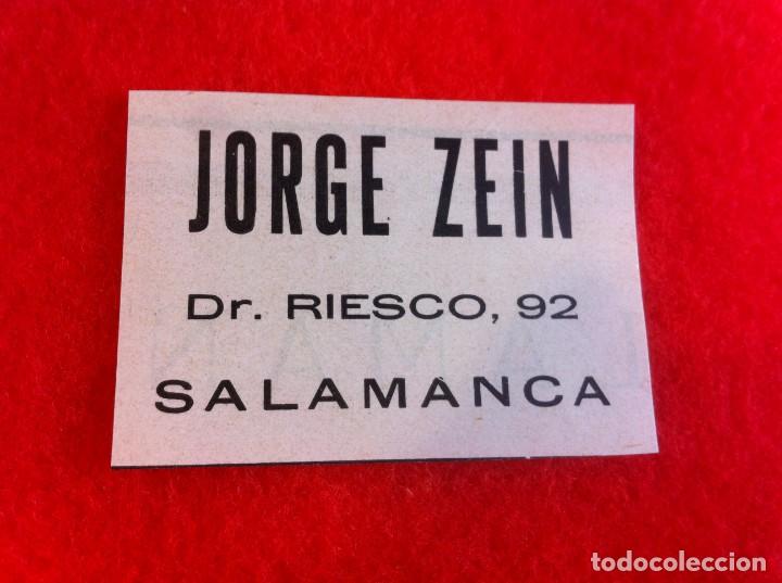 Paper Collecting Others: ANUNCIO DE LA VIDA GR&Aacute;FICA ESPA&Ntilde;OLA. 1929. JORGE ZEIN. Dr. RIESCO. 92. SALAMANCA