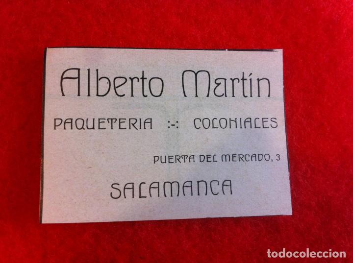 Outros artigos de papel: ANUNCIO DE LA VIDA GR&Aacute;FICA ESPA&Ntilde;OLA. 1929. ALBERTO MART&Iacute;N. COLONIALES. SALAMANCA