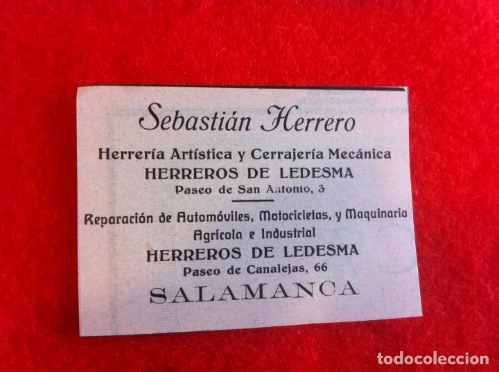 Paper Collecting Others: ANUNCIO DE LA VIDA GR&Aacute;FICA ESPA&Ntilde;OLA. 1929. SEBASTI&Aacute;N HERRERO. HERRER&Iacute;A ART&Iacute;STICA.HERREROS DE LEDESMA