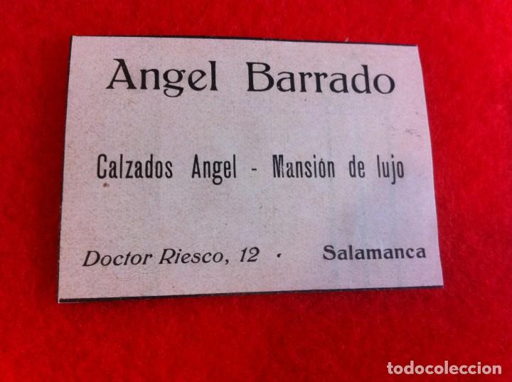 Outros artigos de papel: ANUNCIO DE LA VIDA GR&Aacute;FICA ESPA&Ntilde;OLA. 1929. ANGEL BARRADO. CALZADOS ANGEL. SALAMANCA