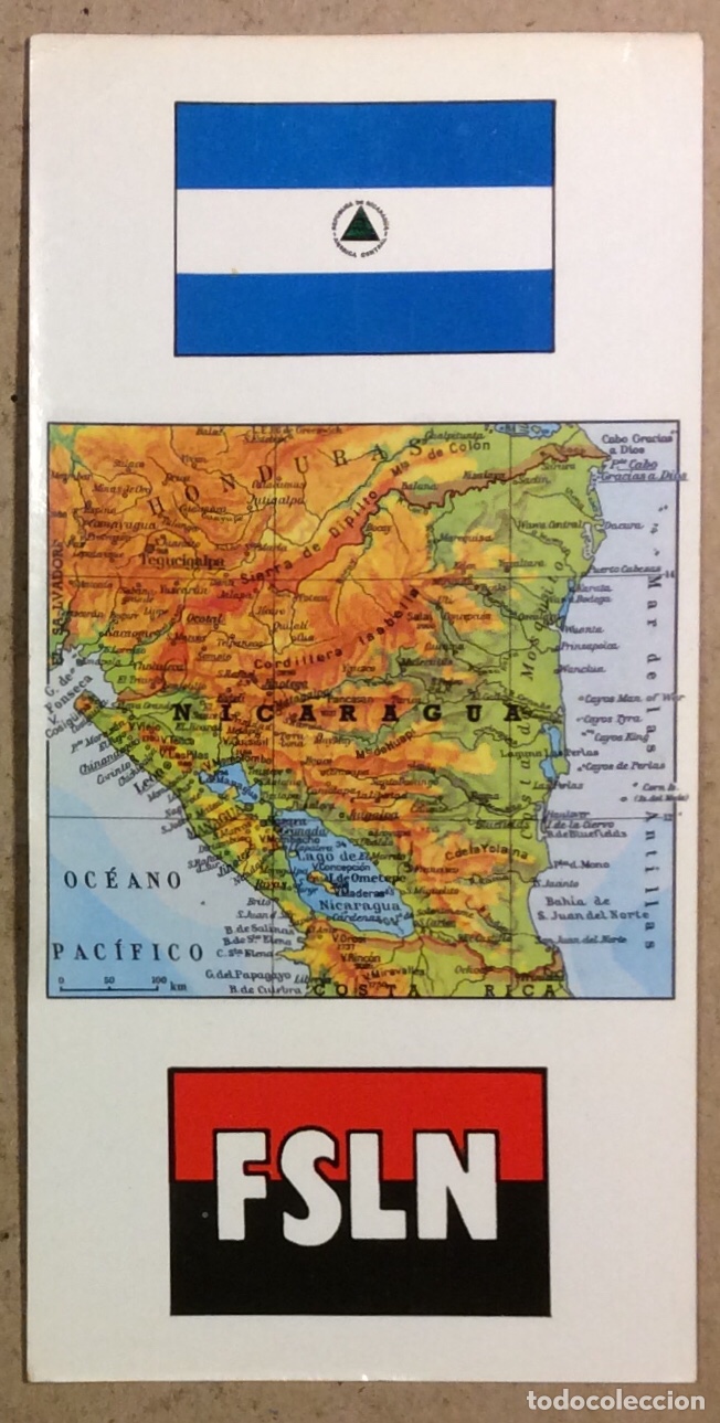 Otros Art&iacute;culos de Coleccionismo en Papel: FSLN FRENTE SANDINISTA DE LIBERACI&Oacute;N NACIONAL. ANTIGUA TARJETA NICARAGUA. AUGUSTO C&Eacute;SAR SANDINO