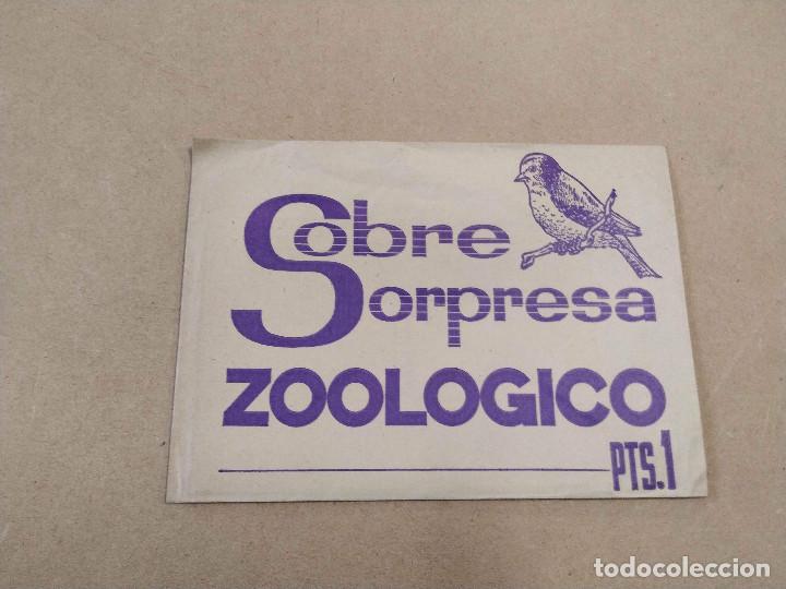 Otros art&iacute;culos de coleccionismo en papel: SOBRE SORPRESA ZOOL&Oacute;GICO - SIN ABRIR