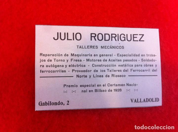 Collectionnisme Papier divers: ANUNCIO DE LA VIDA GR&Aacute;FICA ESPA&Ntilde;OLA. 1929. TALLERES MEC&Aacute;NICOS JULIO RODR&Iacute;GUEZ. VALLADOLID