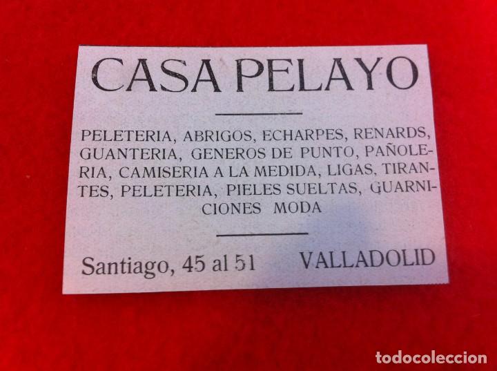 Collectionnisme Papier divers: ANUNCIO DE LA VIDA GR&Aacute;FICA ESPA&Ntilde;OLA. 1929. CASA PELAYO. PELETER&Iacute;A.... VALLADOLID