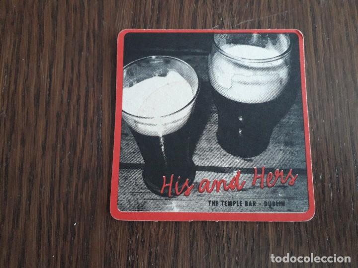 Otros Art&iacute;culos de Coleccionismo en Papel: posavasos de publicidad, The temple bar Dublin, his and hers.