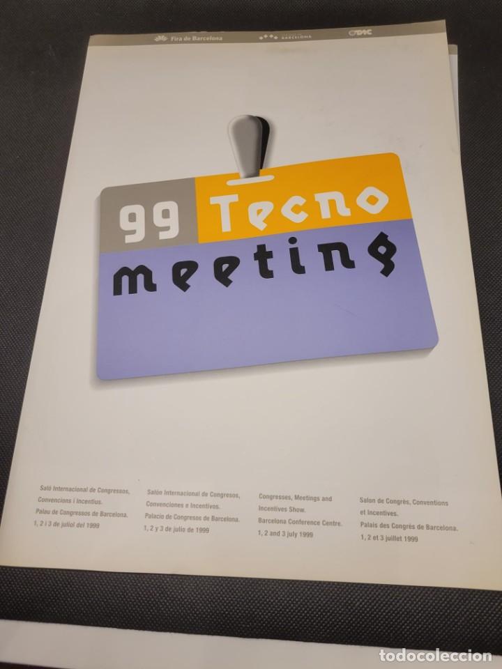 Otros art&iacute;culos de coleccionismo en papel: Documentaci&oacute;n feria TECNO MEETING - Foto 1