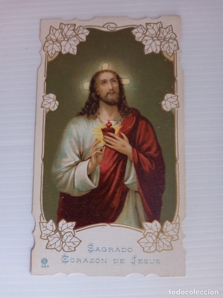 Otros Art&iacute;culos de Coleccionismo en Papel: Estampa del Sagrado Corazon de Jesus