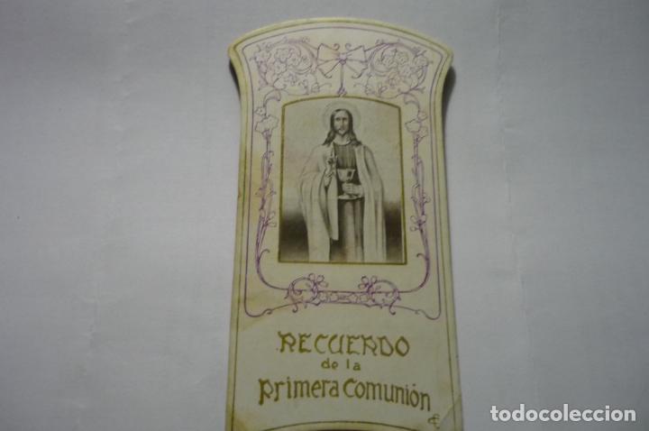Outros artigos de papel: estampa recuerdo 1 comunion ni&ntilde;a mayo 1924 colegio divina providencia villanueva y geltru