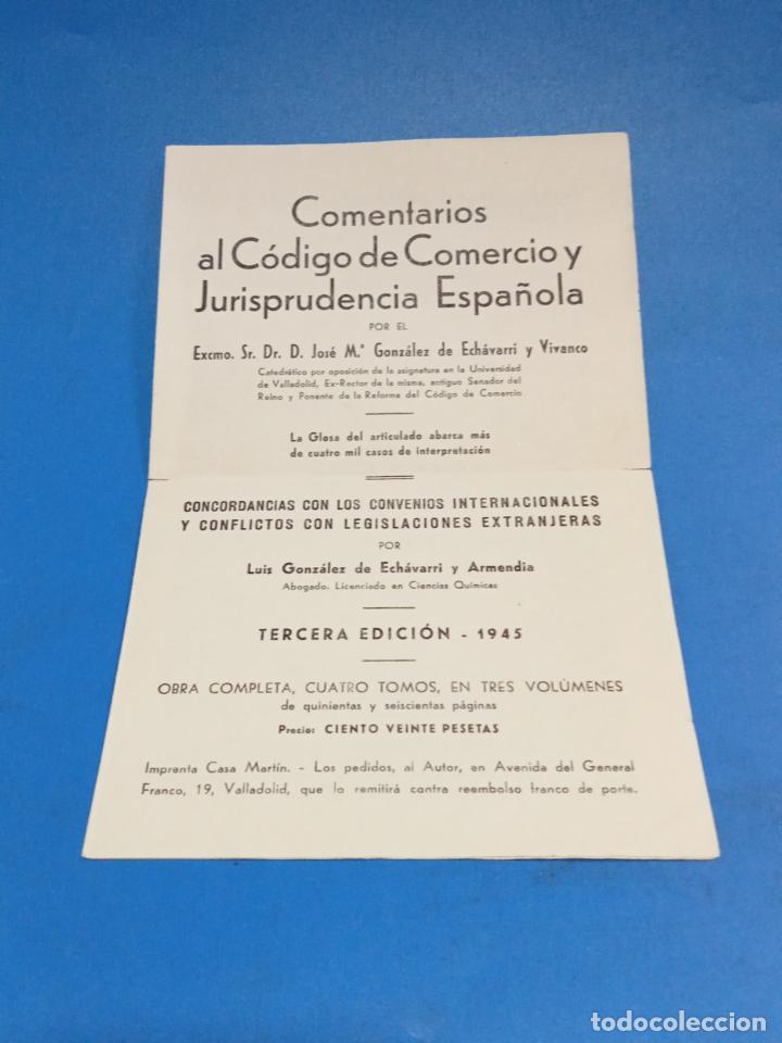 Paper Collecting Others: COMENTARIOS AL C&Oacute;DIGO DE COMERCIO Y JURISPRUDENCIA ESPA&Ntilde;OLA. 3&ordm; ED 1945. VER