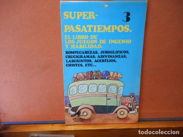 Otros art&iacute;culos de coleccionismo en papel: SUPER PASATIEMPOS 3. EDICIONES MARIUS. - Foto 1