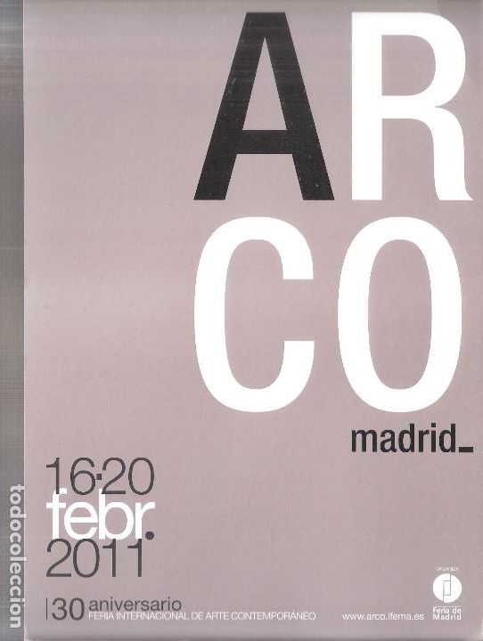 Otros Art&iacute;culos de Coleccionismo en Papel: ARCO Madrid . Febrero 2011. Tarjeta. 22 x 15 cm.