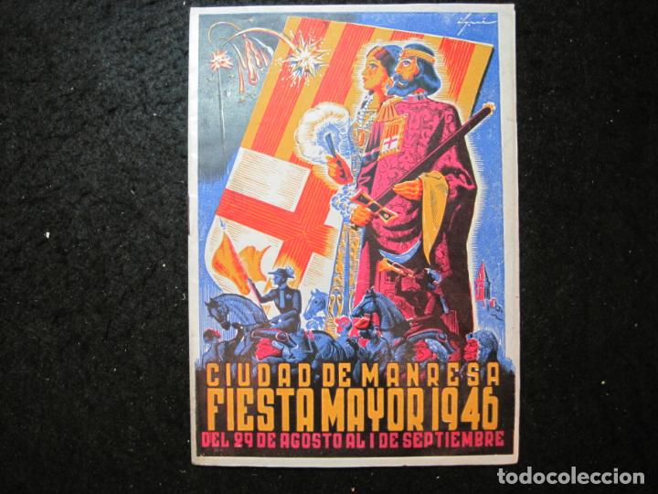Otros art&iacute;culos de coleccionismo en papel: MANRESA-FIESTA MAYOR-PROGRAMA A&Ntilde;O 1946-VER FOTOS-(K-6766)