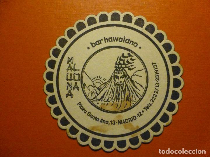 Paper Collecting Others: Posavasos Pub - Mauna Loa - Bar Hawaiano, Plaza Santa Ana, 13 - Madrid - Tels. 222.27.13 - 231.91.37