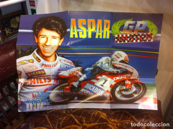 Sammelleidenschaft Andere Papierartikel: P&Oacute;STER ASPAR, MOTOCICLISMO. DINAMIC, L&Iacute;DER EN V&Iacute;DEO JUEGOS. MOTO GP. MEDIDAS 60 X 44CM