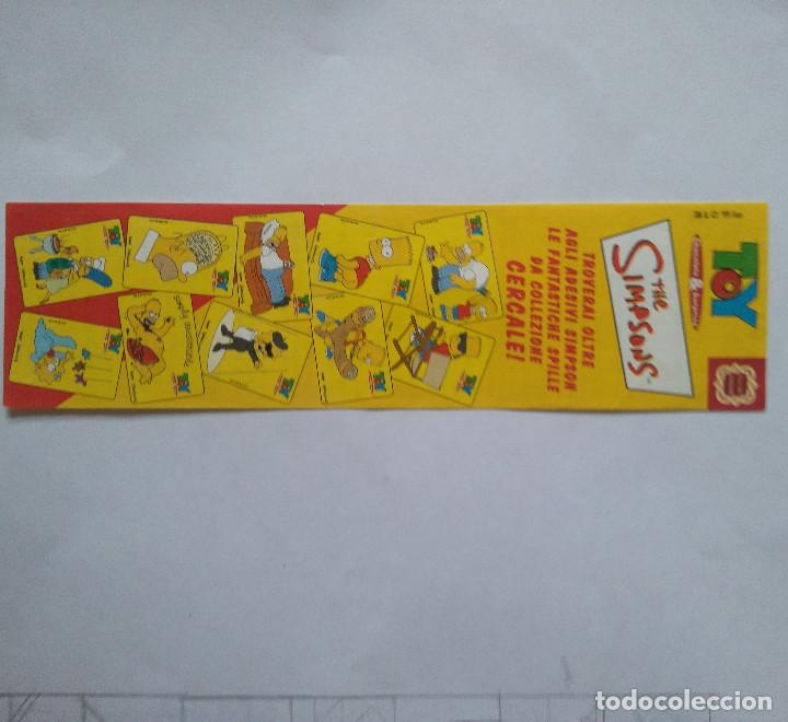 Otros Art&iacute;culos de Coleccionismo en Papel: bpz papel simpsons simpson coleccion adhesivo toy