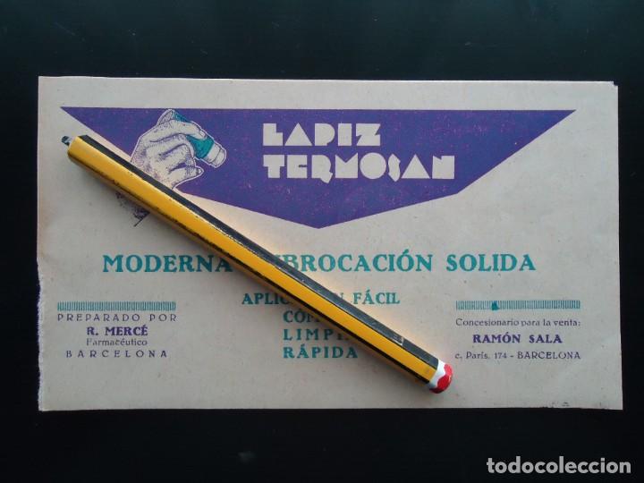 Otros Art&iacute;culos de Coleccionismo en Papel: lapiz termosan barcelona farmacia merce medicina farmaceutica medico a&ntilde;os 20 catalu&ntilde;a art deco