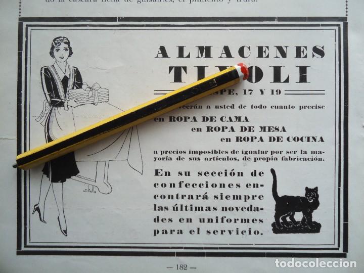 Otros Art&iacute;culos de Coleccionismo en Papel: publicidad vintage a&ntilde;os 20 art decoalmacenes tivoli caspe barcelona 1929 ropa cama mesa cocina