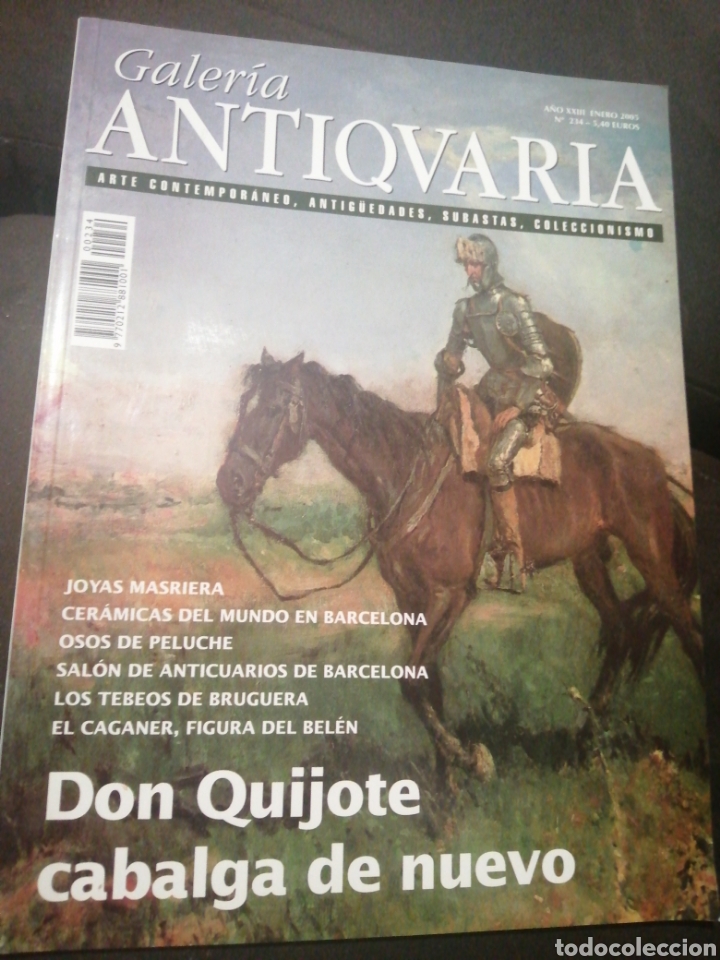 Otros Art&iacute;culos de Coleccionismo en Papel: REVISTA GALER&Iacute;A ANTIQUARIA N. 234,DON QUIJOTE, TEBEOS DE BRUGUERA, JOYAS MASRIERA, ETC