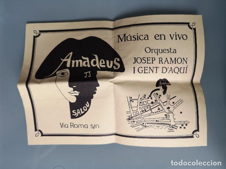Otros art&iacute;culos de coleccionismo en papel: FOLLETO PUBLICIDAD PUB AMADEUS - SALOU ( a&ntilde;os 80 )