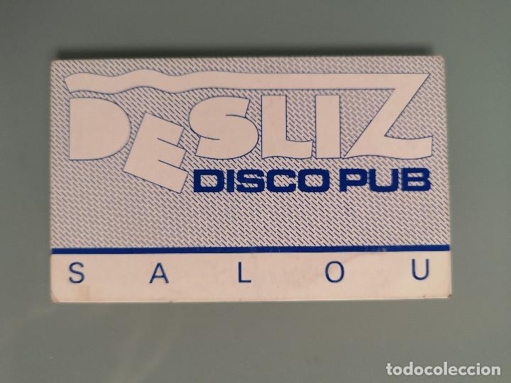 Otros art&iacute;culos de coleccionismo en papel: TARJETA PUBLICIDAD DISCO PUP DESLIZ - SALOU ( a&ntilde;os 80 )