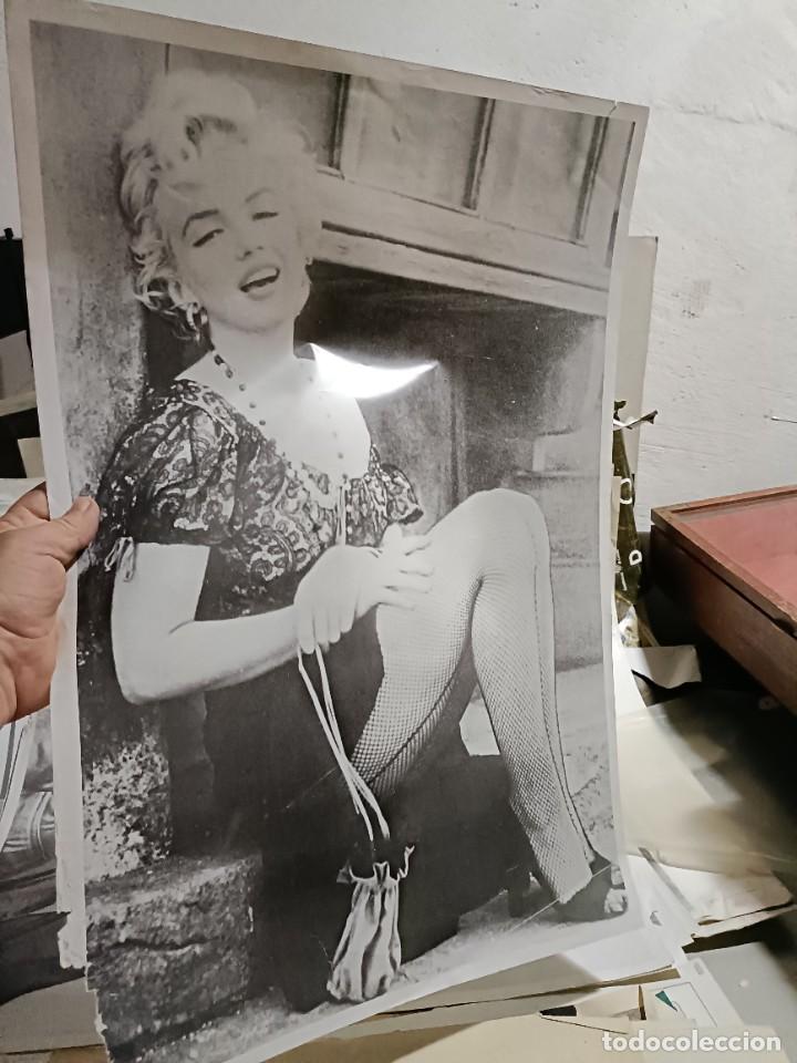 Otros Art&iacute;culos de Coleccionismo en Papel: Antiguo p&oacute;ster fotograf&iacute;a de Marilyn Monroe a&ntilde;os 60 70