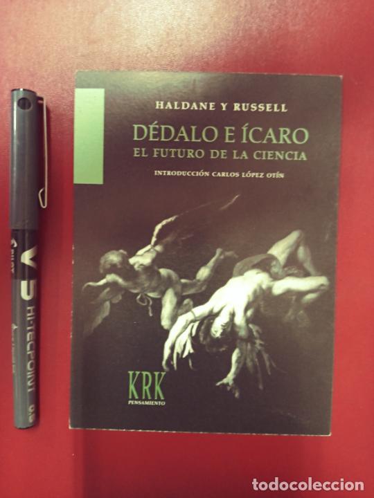 Outros artigos de papel: Postal promoci&oacute;n KRK ediciones: D&eacute;dalo e &Iacute;caro. El futuro de la ciencia