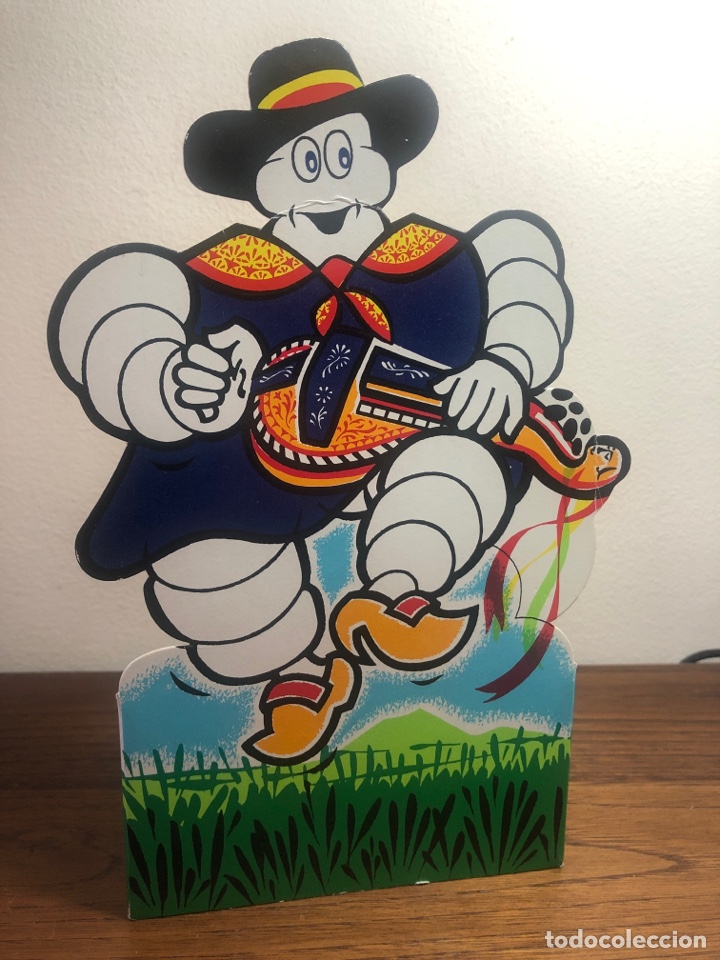Otros Art&iacute;culos de Coleccionismo en Papel: CARTEL TROQUELADO DE SOBREMESA NEUM&Aacute;TICOS MICHELIN BIBENDUM