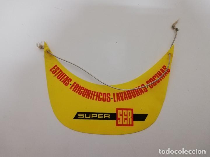 Otros Art&iacute;culos de Coleccionismo en Papel: VISERA DE PLASTICO ELECTRODOMESTICOS SUPER-SER