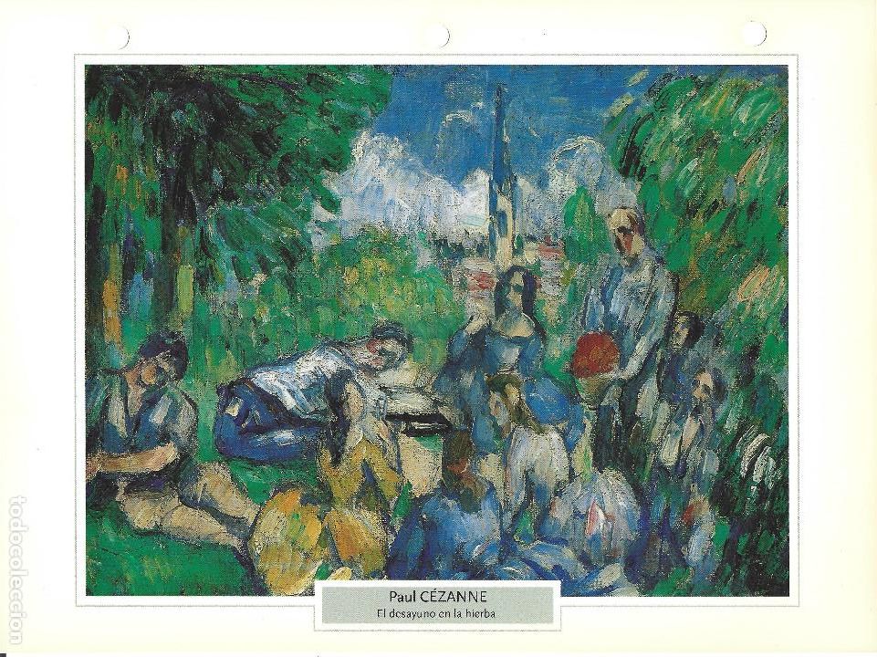 Otros Art&iacute;culos de Coleccionismo en Papel: PAUL C&Eacute;ZANNE. EL DESAYUNO EN LA HIERBA. L&Aacute;MINA FICHA PLANETA DeAGOSTINI 2006