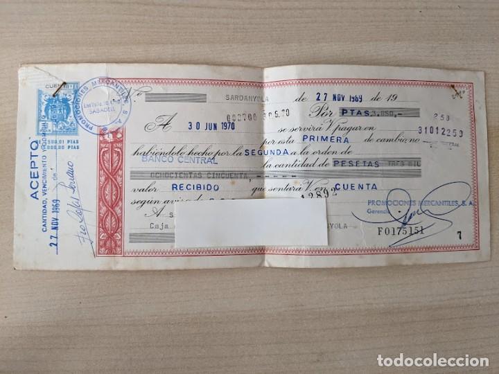 Paper Collecting Others: ANTIGUA LETRA DE CAMBIO 1969
