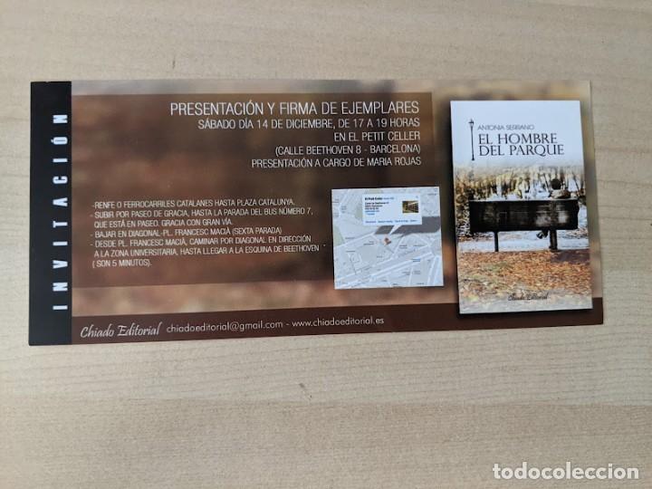 Collectionnisme Papier divers: INVITACI&Oacute;N PRESENTACI&Oacute;N LIBRO