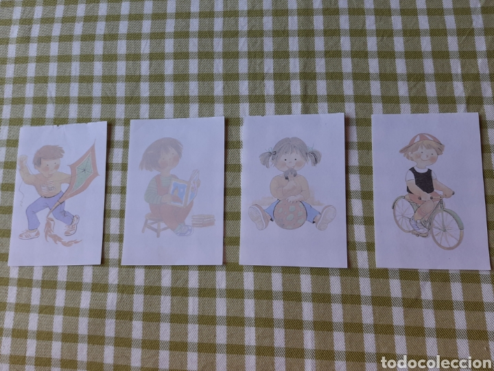 Collectionnisme Papier divers: LOTE A 4 MINI HOJAS CAMBIO NI&Ntilde;OS A&Ntilde;OS 90 COMPRA MINIMA 5&euro;