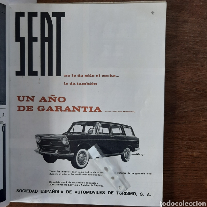 Collectionnisme Papier divers: Publicidad automovil seat 1400 de 1963