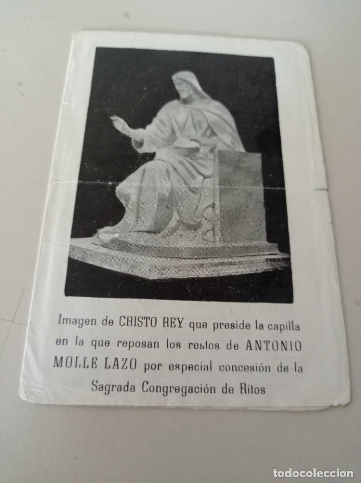 Otros art&iacute;culos de coleccionismo en papel: DIPTICO RECORDATORIO ORACIONES ANTONIO MOLLE LAZO, M&Aacute;RTIR CARLISTA . REF. UR MES 9