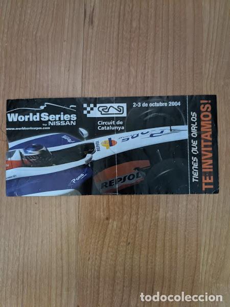 Paper Collecting Others: INVITACI&Oacute; CIRCUIT DE CATALUNYA 2004