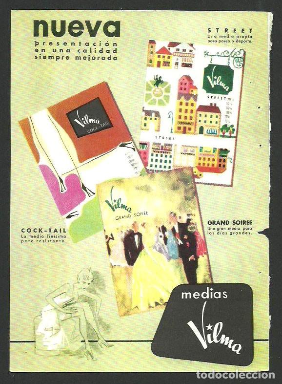 Otros Art&iacute;culos de Coleccionismo en Papel: Recorte Publicitario - Medias Vilma - Publicidad revista prensa peri&oacute;dico antiguo