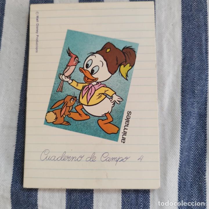 Otros art&iacute;culos de coleccionismo en papel: Biblioteca De Los J&oacute;venes Castores- Libreta Cuaderno De Campo 4, Animales, Del A&ntilde;o 1984.