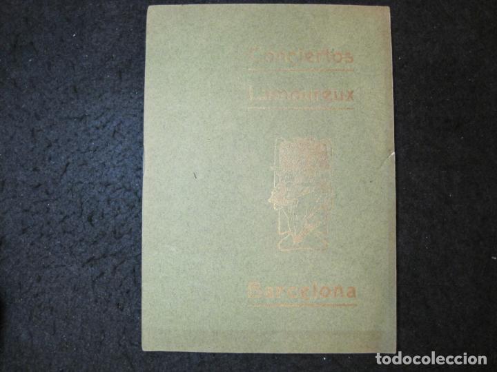 Otros art&iacute;culos de coleccionismo en papel: BARCELONA-CONCIERTOS LAMOUREUX-A&Ntilde;O 1905-PROGRAMA ANTIGUO-(K-7021)