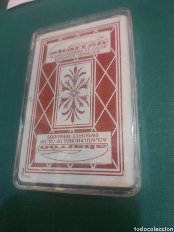 Otros Art&iacute;culos de Coleccionismo en Papel: Heraclio fournier baraja cartas naipes publicidad abarron acumuladores calor Nueva rarra