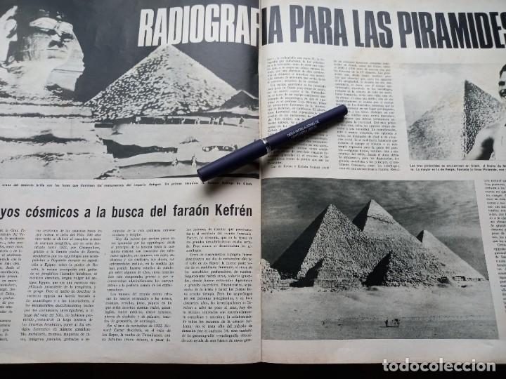 Otros art&iacute;culos de coleccionismo en papel: RADIGRAFIAS A LAS PIRAMIDES DEL ANTIGUO EGIPTO. RECORTE TRIUNFO AGOSTO 1967