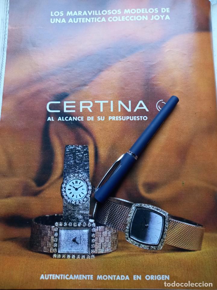 Otros Art&iacute;culos de Coleccionismo en Papel: PUBLICIDAD VINTAGE ANUNCIO RELOJ CERTINA. GRAN TAMA&Ntilde;O 26X34CM EXTRAIDO DE TRIUNFO 1967