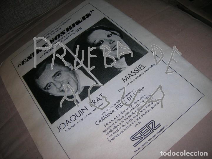 Otros Art&iacute;culos de Coleccionismo en Papel: Hoja revista AMA, n&ordm; 373. Del 3-6-1975. Joaqu&iacute;n Prat y Massiel. Mediod&iacute;a Cadena SER &rdquo;entre sonrisas&rdquo;