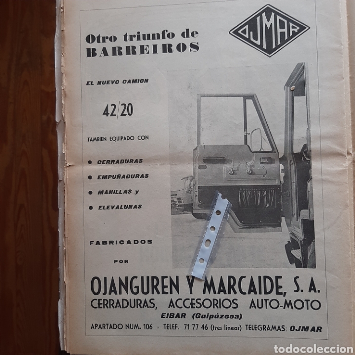Outros artigos de papel: Publicidad camion barreiros 42.20 de 1969