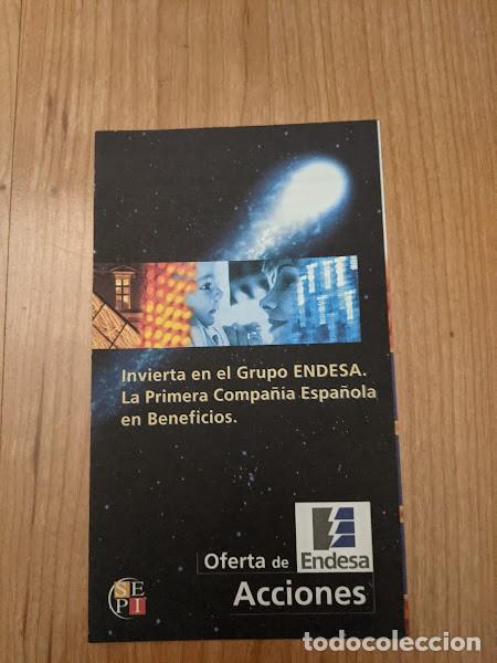 Paper Collecting Others: FOLLETO D&Iacute;PTICO OFERTA DE ACCIONES ENDESA 1997