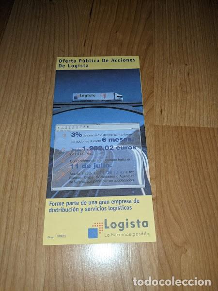 Paper Collecting Others: FOLLETO D&Iacute;PTICO OFERTA P&Uacute;BLICA DE ACCIONES LOGISTA