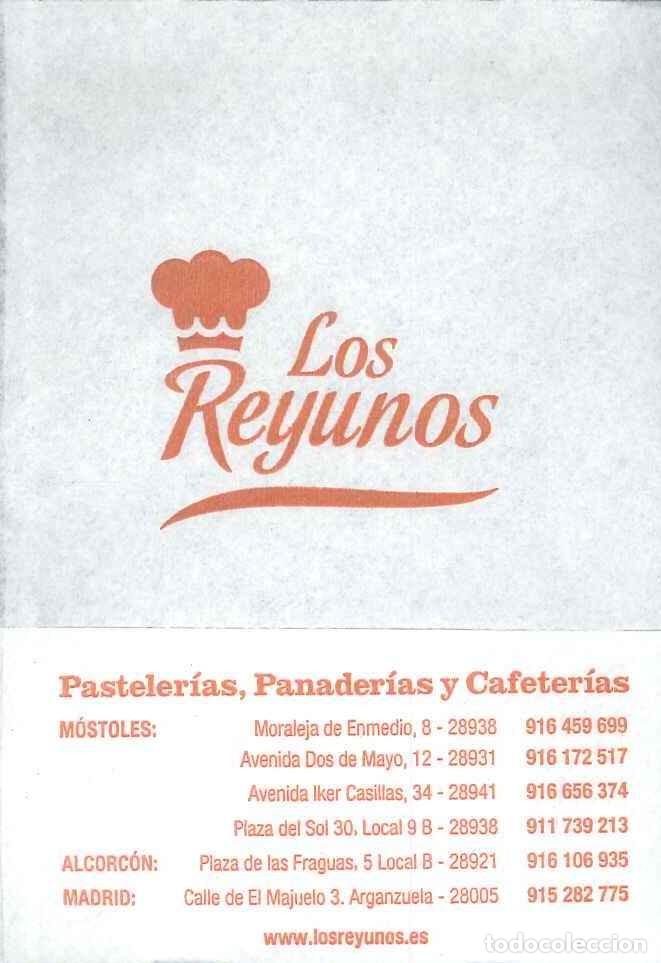 Altri oggetti di carta: SERVILLETA PAPEL - PASTELERIA PANADERIA CAFETERIA LOS REYUNOS - ALCORCON - MOSTOLES (MADRID)