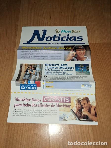 Paper Collecting Others: FOLLETO NOTICIAS MOVISTAR DIC.1997