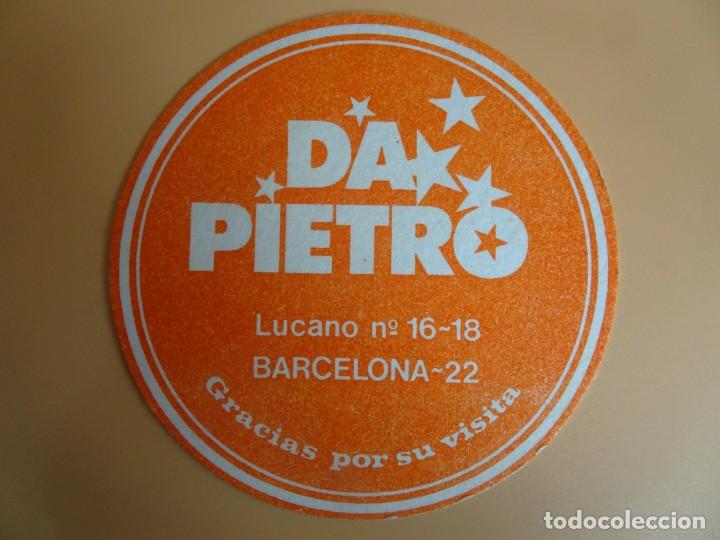 Otros art&iacute;culos de coleccionismo en papel: POSAVASOS , DA PIETRO, BARCELONA