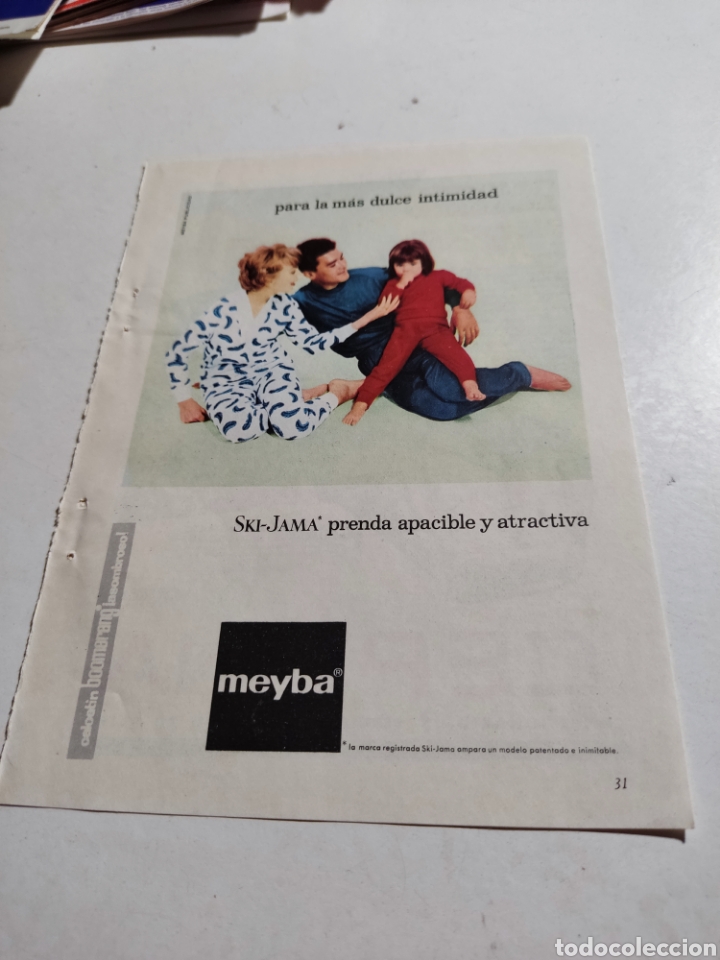 Otros Art&iacute;culos de Coleccionismo en Papel: Publicidad meyba pijamas y certina